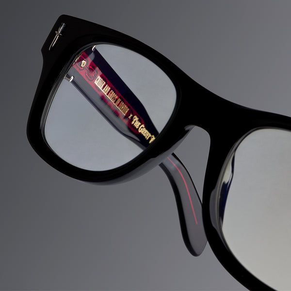 Cutler And Gross The Great Frog Phantom Square Opticals Black On Red