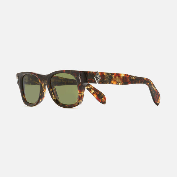 cutler and gross The Great Frog Phantom Square Sunglasses Brush Stroke Havana