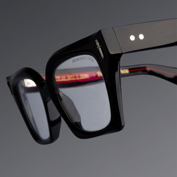 Cutler And Gross The Great Frog Prometheus Square Opticals Black On Red