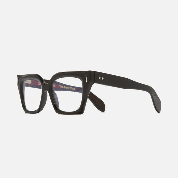 cutler and gross The Great Frog Prometheus Square Opticals Black on Red