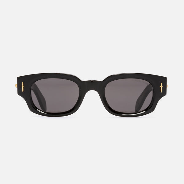 Cutler And Gross The Great Frog Soaring Eagle Rectangle Sunglasses Black Gold