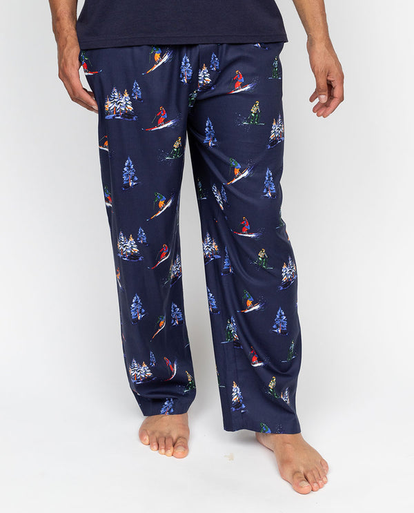 cyberjammies Alpes Mens Ski Print Pyjama Bottoms