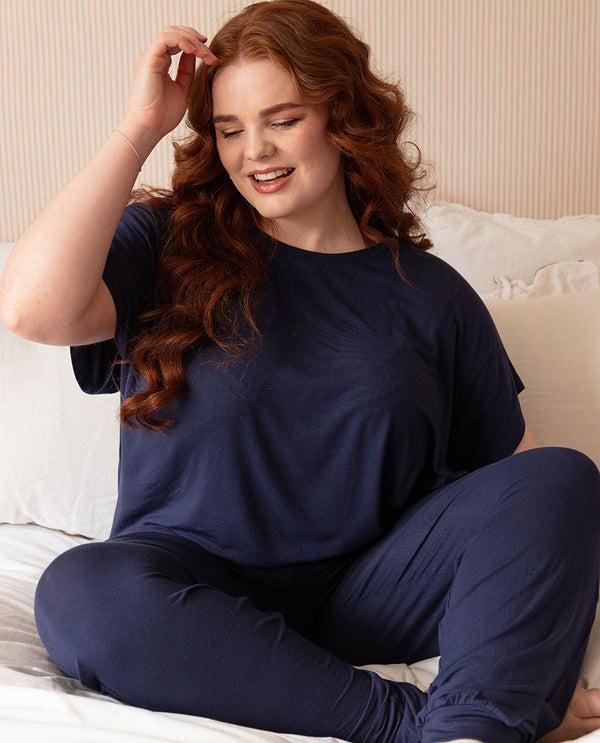 cyberjammies Alpes Womens Slouch Jersey Pyjama Set