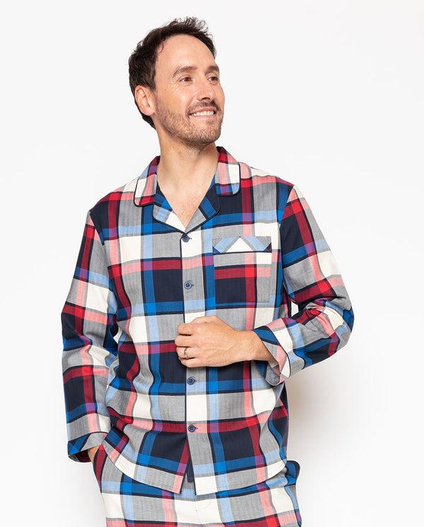 cyberjammies Archie Check Pyjama Top