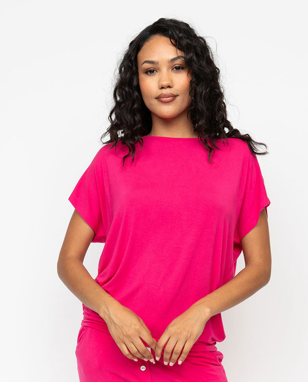 cyberjammies Aria Womens Slouch Jersey Pyjama Top