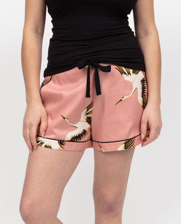 cyberjammies Bonnie Womens Crane Bird Print Shorts