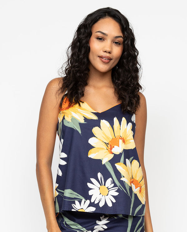 cyberjammies Georgina Womens Floral Print Cami