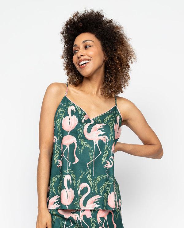 cyberjammies Ivy Womens Flamingo Print Cami