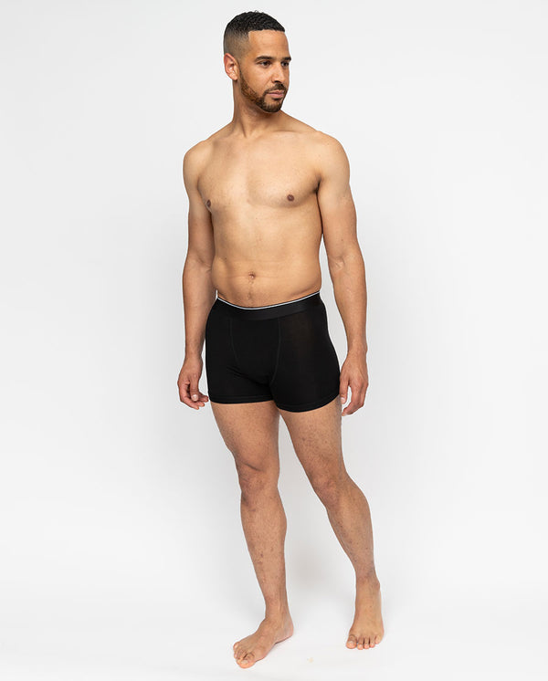 cyberjammies Mens Black Jersey Modal Trunk