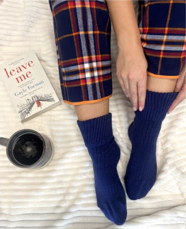 cyberjammies Navy Bamboo Socks