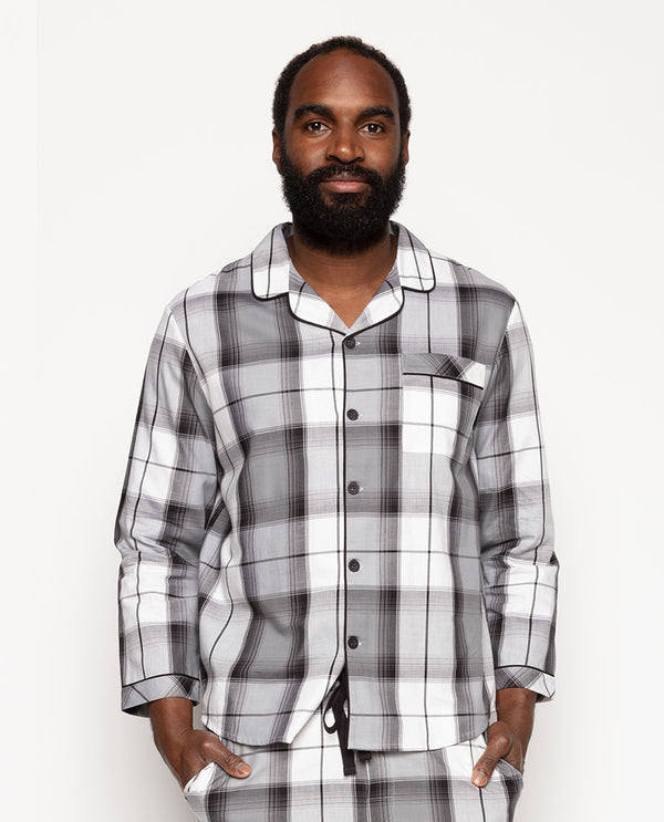 cyberjammies Samuel Check Pyjama Top