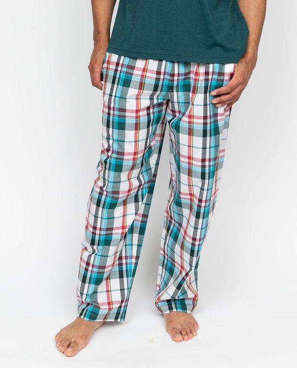 cyberjammies Theo Mens Check Pyjama Bottoms