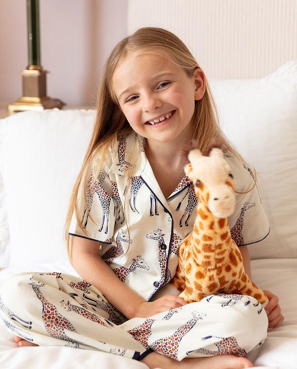 cyberjammies Georgina Girls Giraffe Print Pyjama Set