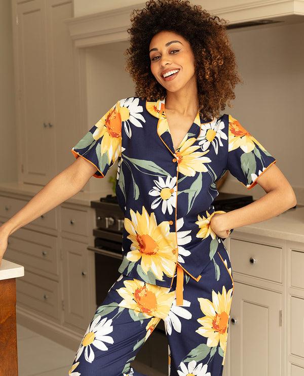 cyberjammies Georgina Womens Floral Print Pyjama Set