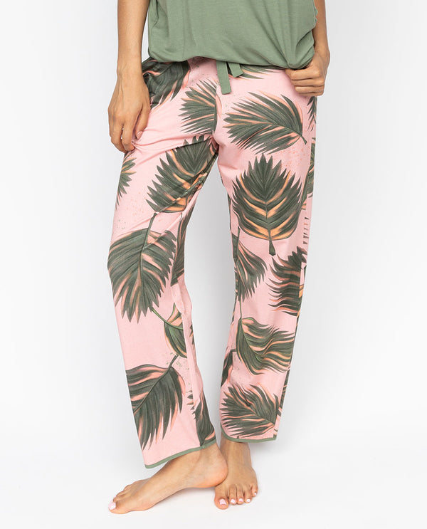 cyberjammies Lea Womens Leaf Printed Jersey Pyjama Bottoms cyberjammies Lea Womens Leaf Printed Jersey Pyjama Bottoms