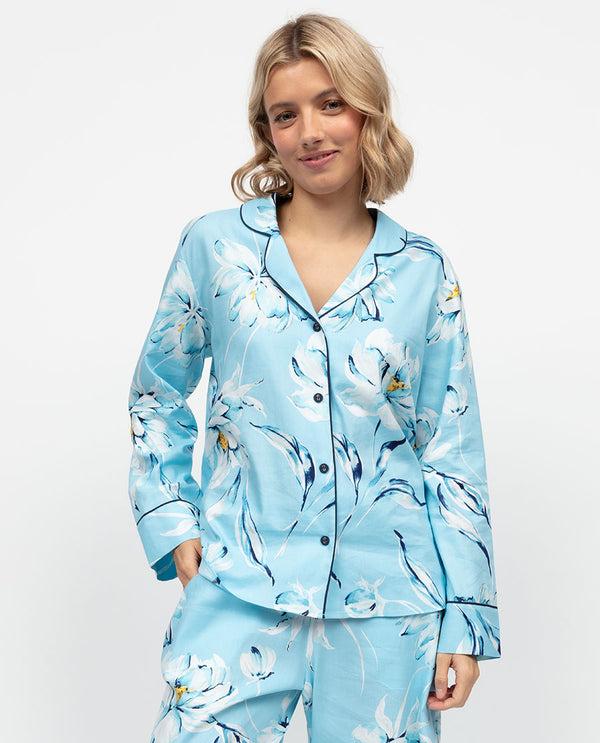 cyberjammies Madelyn Womens Floral Print Pyjama Top