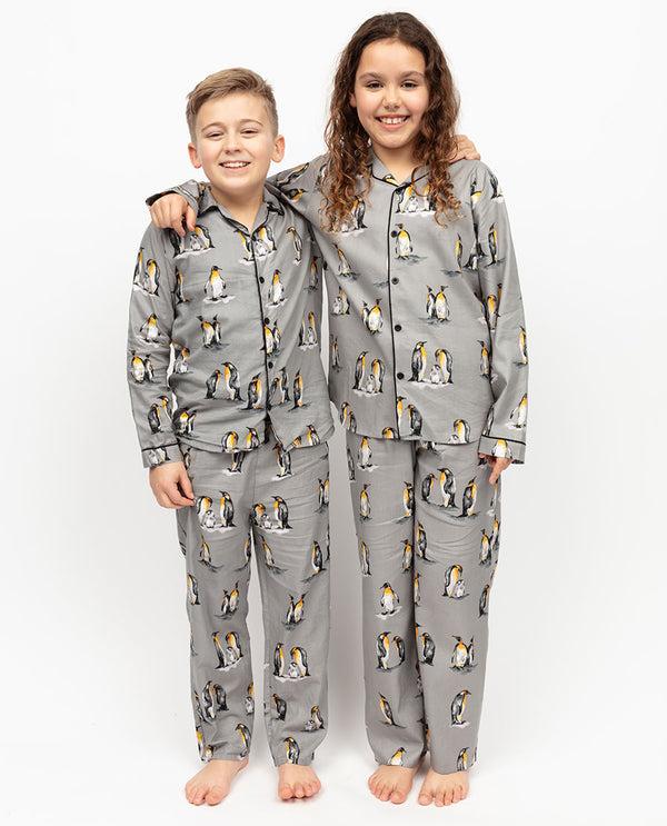 cyberjammies Parker Kids Unisex Penguin Print Pyjama Set