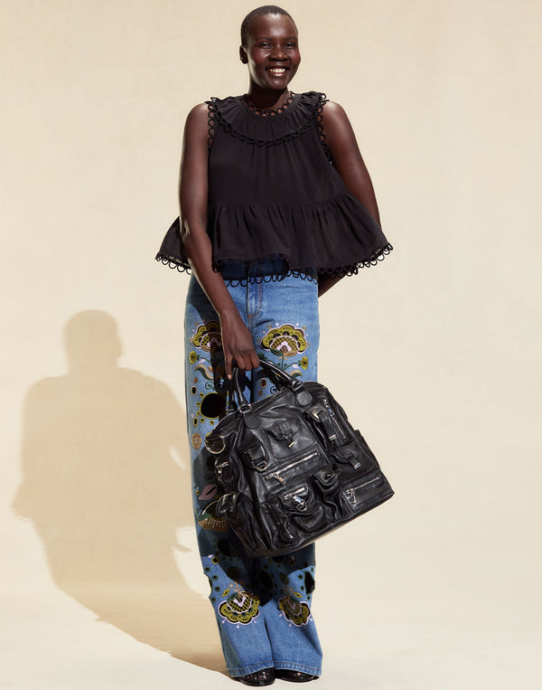 Cynthia Rowley Annabelle Sleeveless Blouse