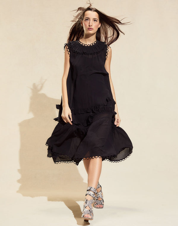 Cynthia Rowley Annabelle Sleeveless Midi Dress