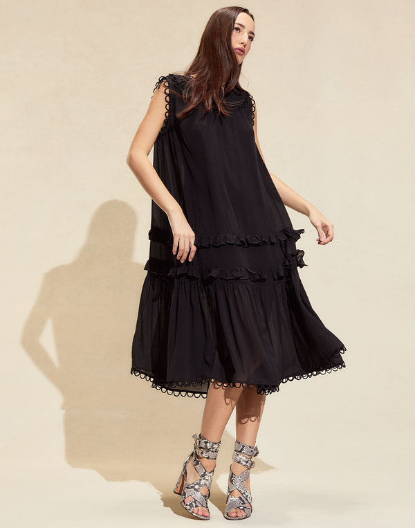 Cynthia Rowley Annabelle Sleeveless Midi Dress