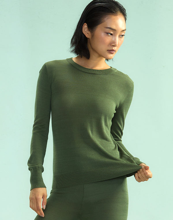 Cynthia Rowley Aspen Crewneck Knit Top