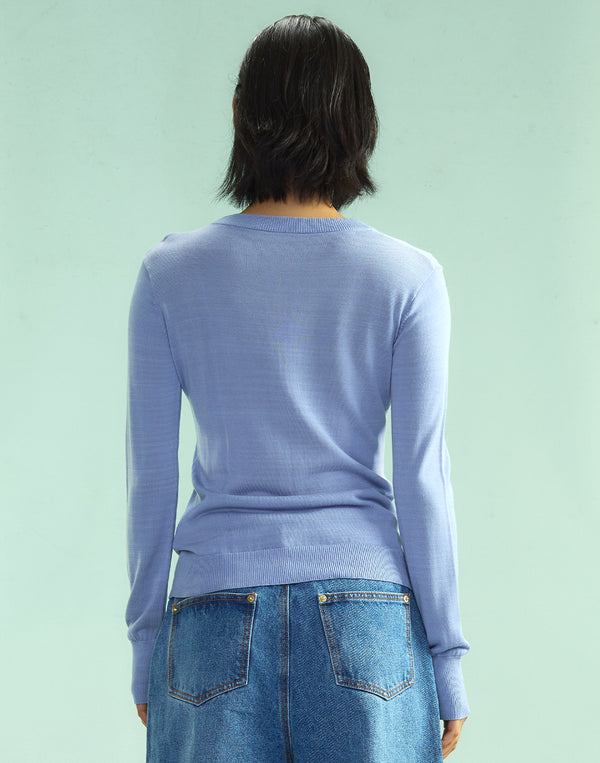 Cynthia Rowley Aspen Crewneck Knit Top