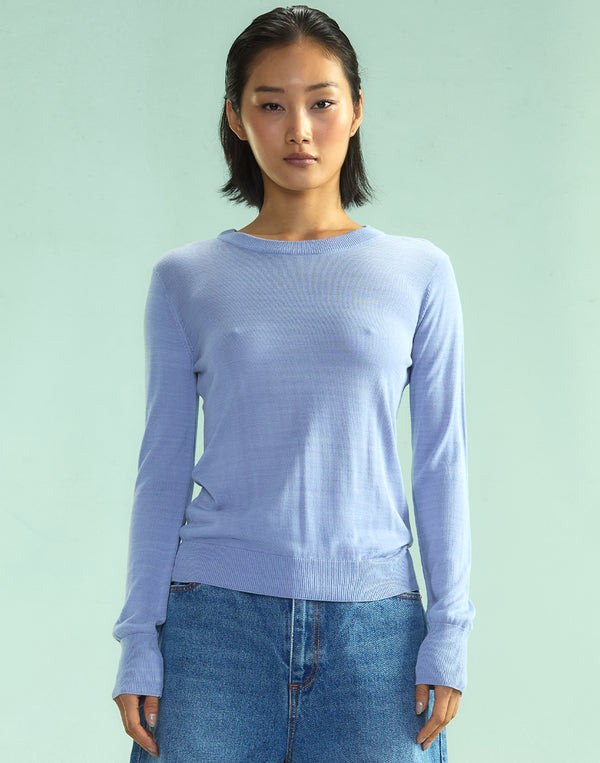 cynthia rowley Aspen Crewneck Knit Top