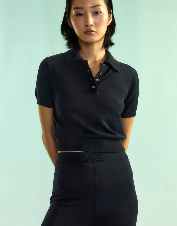 Cynthia Rowley Aspen Knit Polo