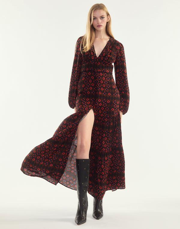 Cynthia Rowley Autumn Maxi Dress