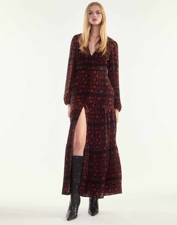 Cynthia Rowley Autumn Maxi Dress