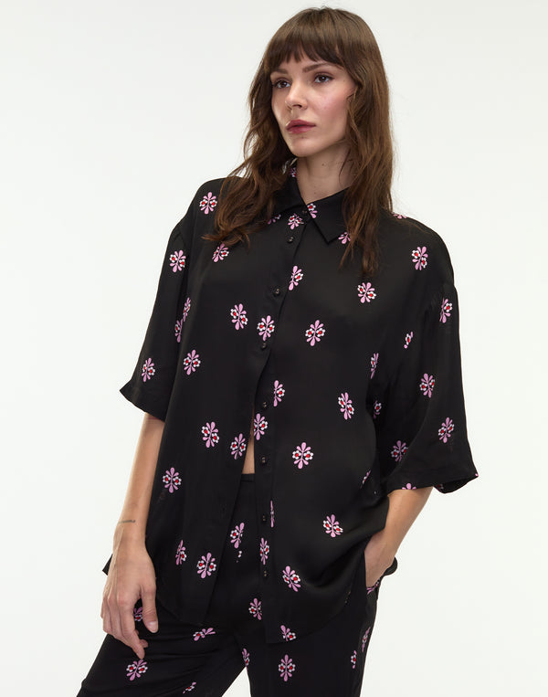 Cynthia Rowley Blake Camp Shirt