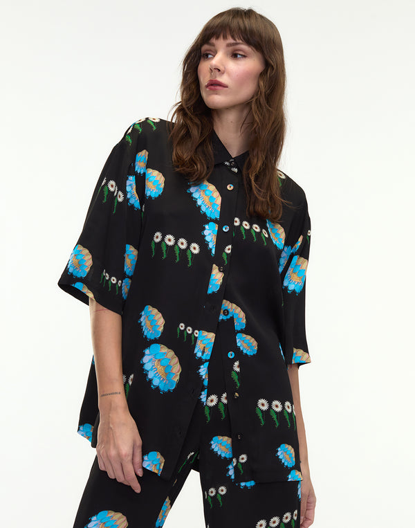 Cynthia Rowley Blake Camp Shirt