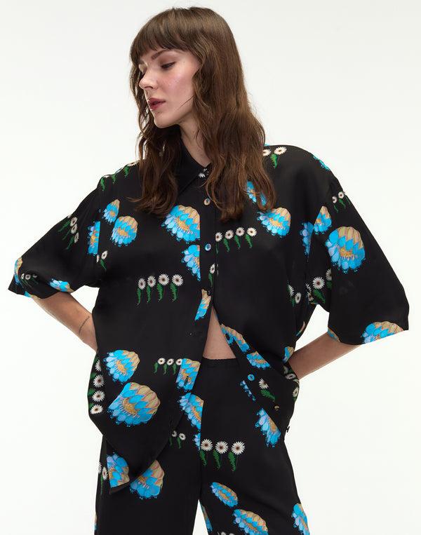 Cynthia Rowley Blake Camp Shirt