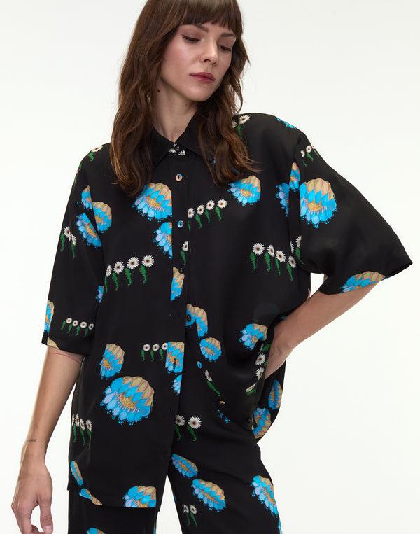 cynthia rowley Blake Camp Shirt