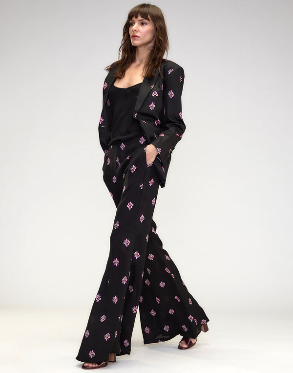 Cynthia Rowley Blake Silk Twill Blazer