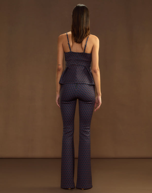 Cynthia Rowley Bonded Fit And Flare Pant