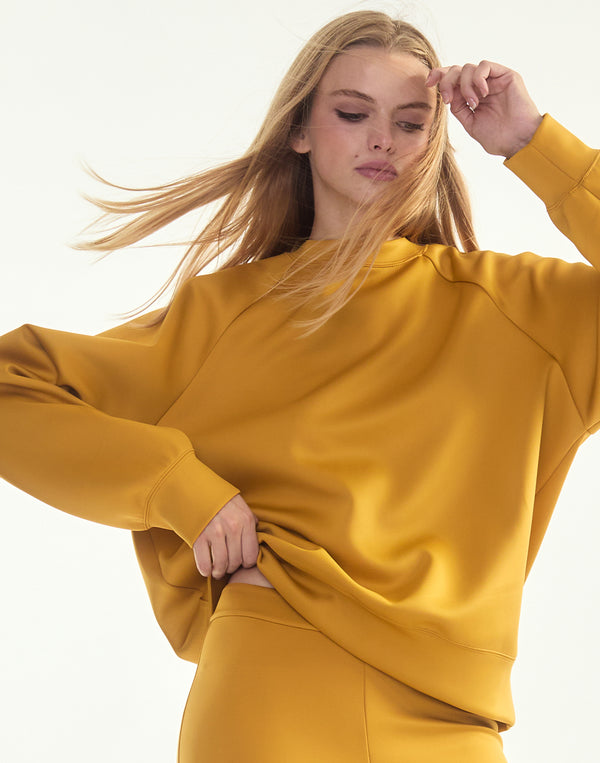 Cynthia Rowley Bonded Pullover Sweatshirt