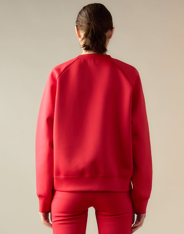 Cynthia Rowley Bonded Pullover Sweatshirt