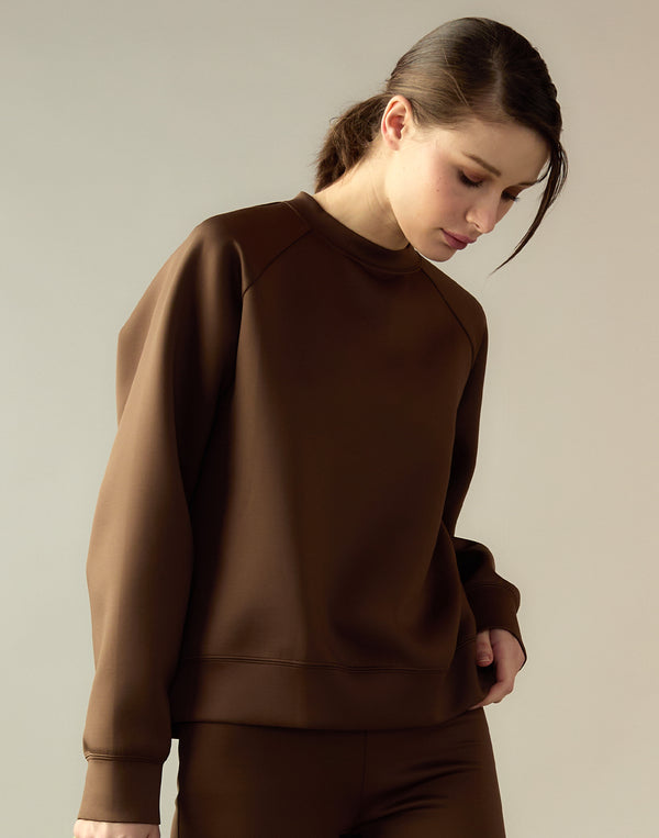 Cynthia Rowley Bonded Pullover Sweatshirt