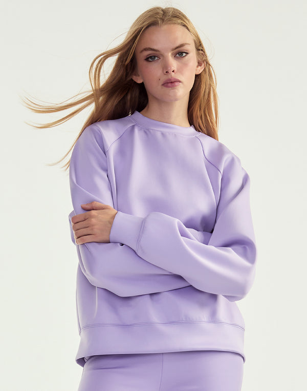 Cynthia Rowley Bonded Pullover Sweatshirt