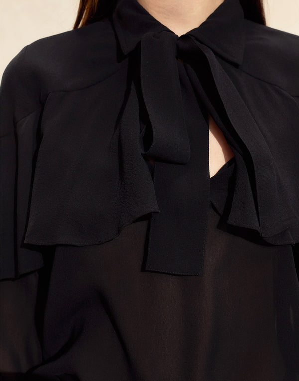 Cynthia Rowley Camille Ruffle Blouse