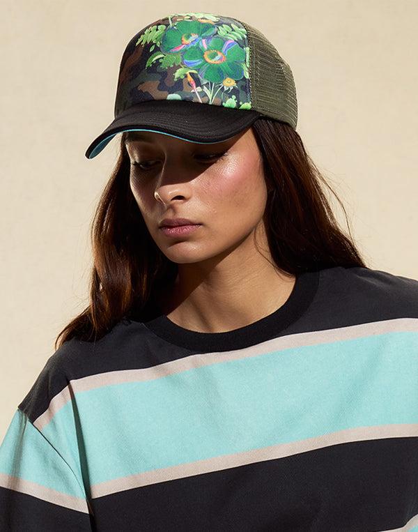 Cynthia Rowley Camo Trucker Hat