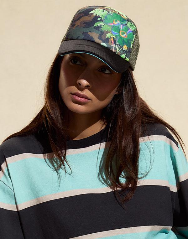 Cynthia Rowley Camo Trucker Hat