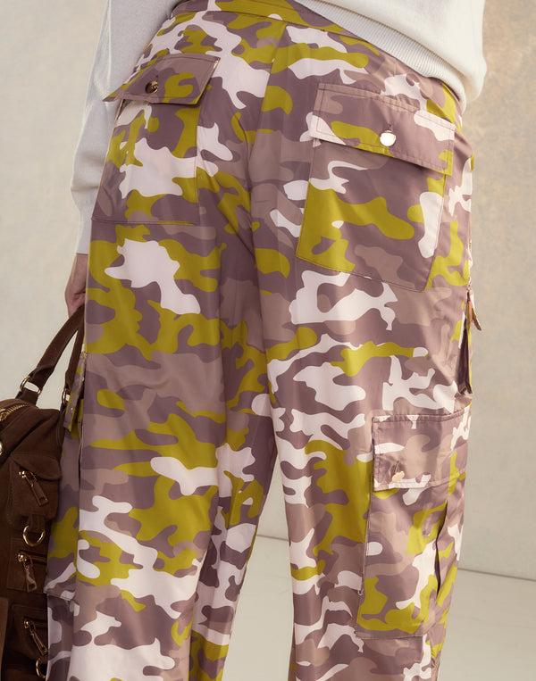 Cynthia Rowley Camouflage Cargo Pants