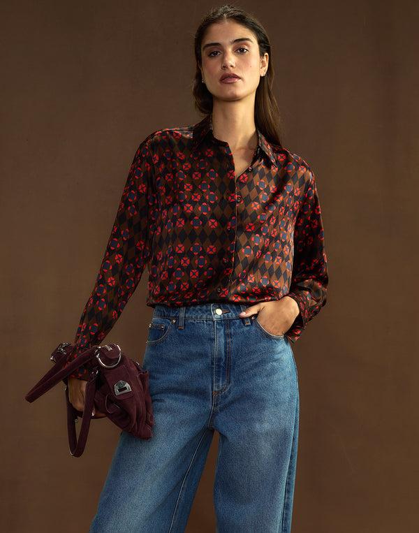 Cynthia Rowley Collectible Silk Shirt