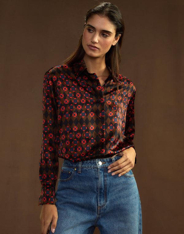 Cynthia Rowley Collectible Silk Shirt