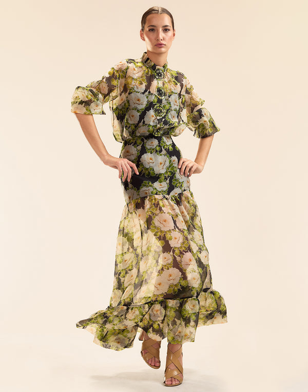 Cynthia Rowley Cornelia Silk Skirt