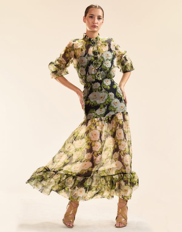 cynthia rowley Cornelia Silk Skirt