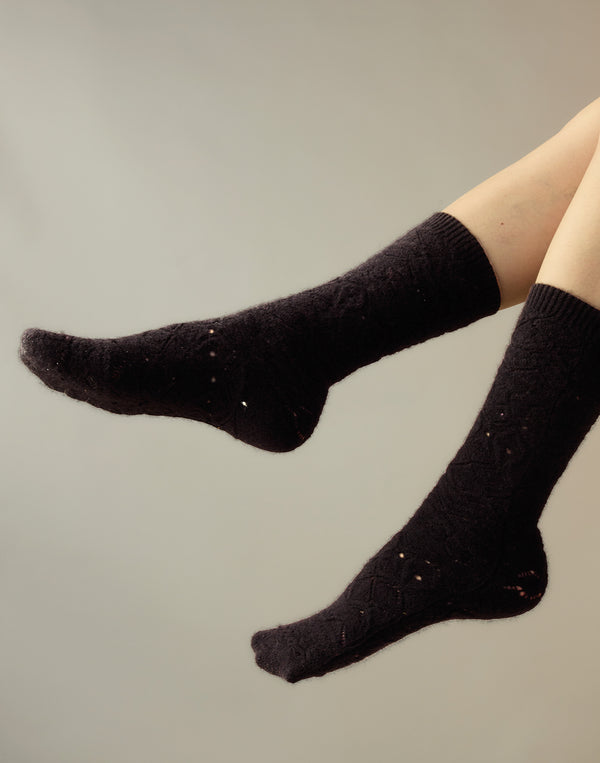 cynthia rowley Crochet Wool Socks