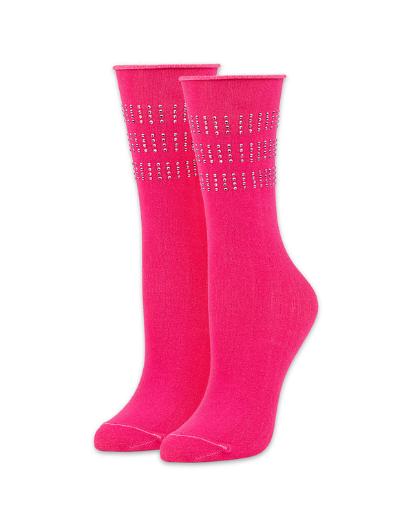 Cynthia Rowley Crystal Sport Socks